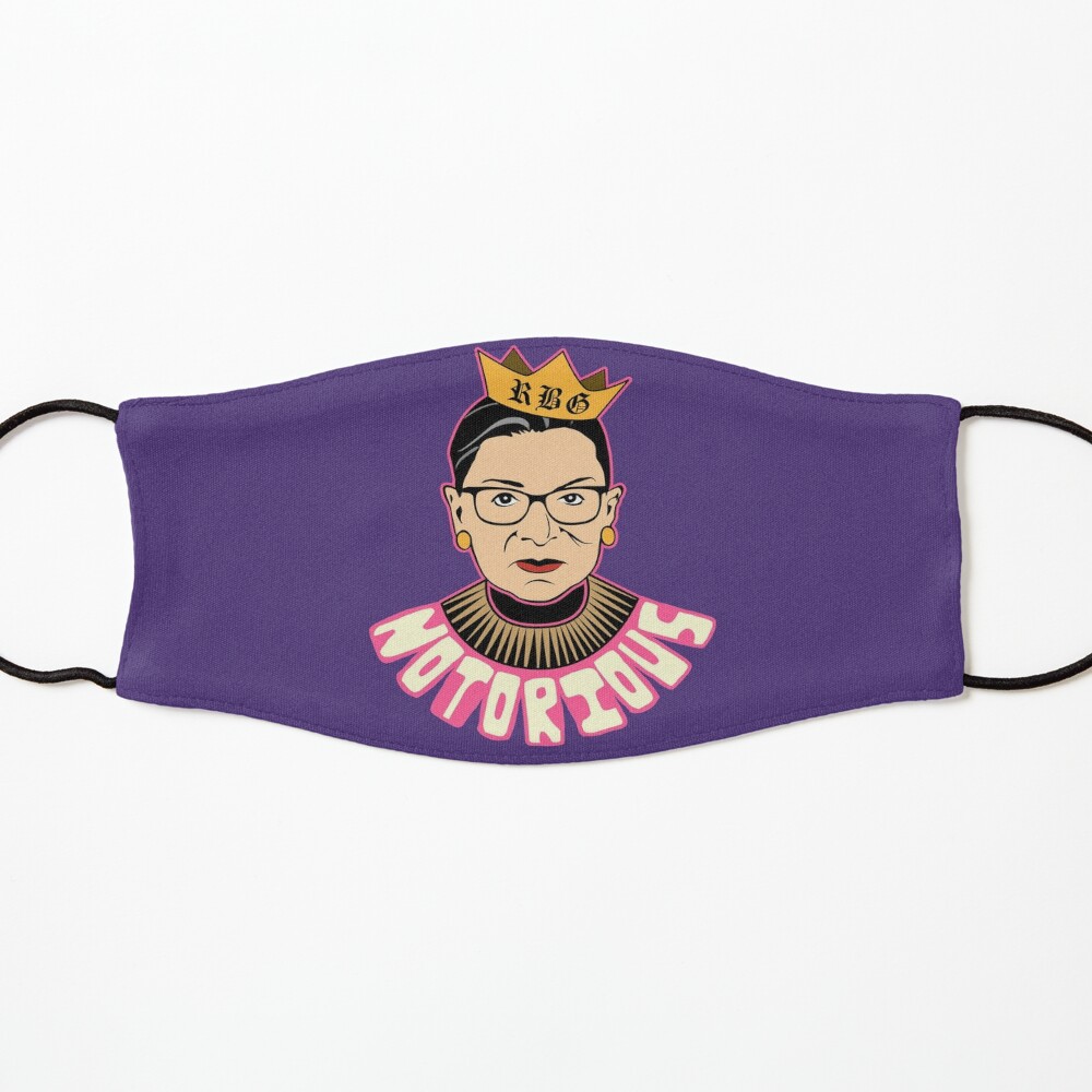 Notorious RBG Beloved US Supreme Court Justice Ruth Bader Ginsburg Original Artwork Caricature" Mask by MiggleMiggle | Redbubble