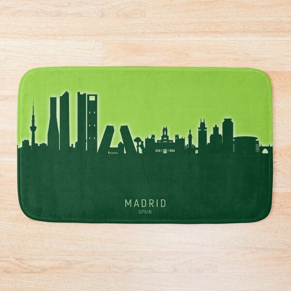 Aperçu de l'œuvre Madrid Spain Skyline créée et vendue par ArtPrints.