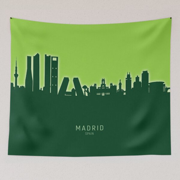 Item preview, Madrid Spain Skyline designed and sold by ArtPrints.