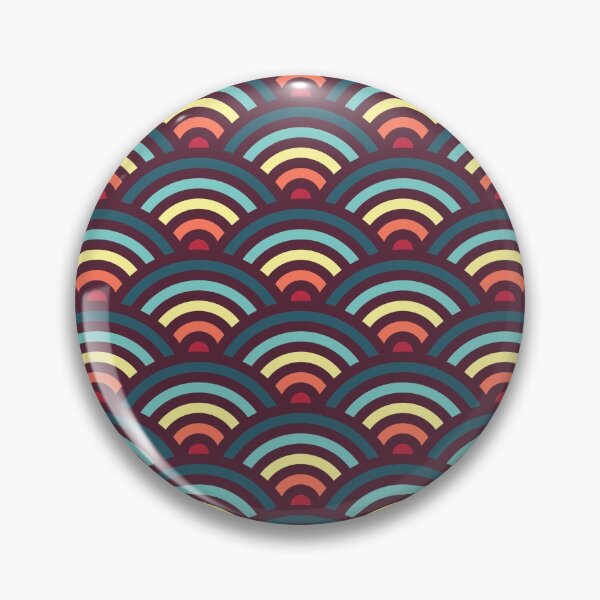 Item preview, Rainbowaves (dark) designed and sold by freshinkstain.