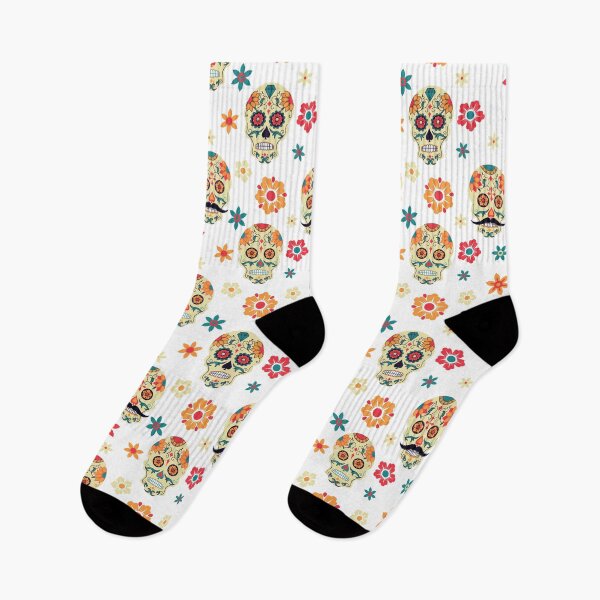 Item preview, Sugar Skull Pattern designed and sold by Mexikawaii.