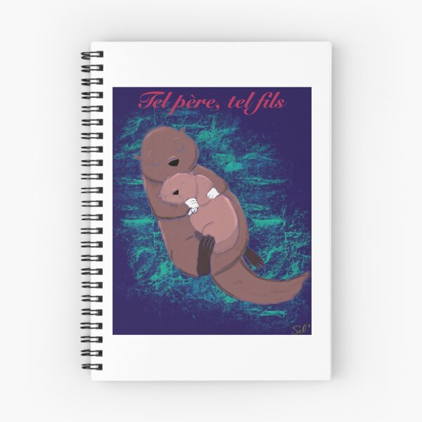 Item preview, Like father, like son otter family designed and sold by neigeternelle.
