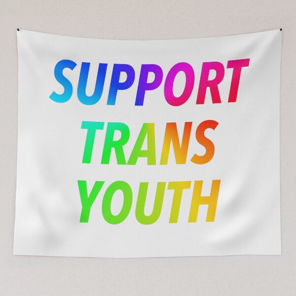 Item preview, Support Trans Youth - rainbow designed and sold by justsomethings.