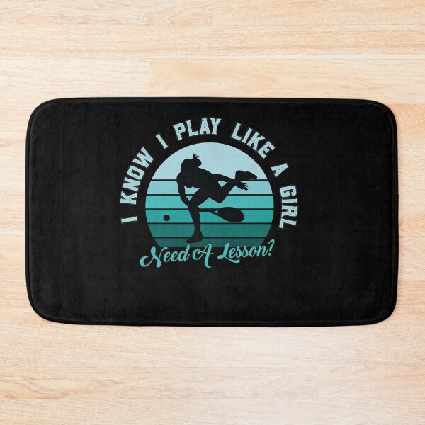 Item preview, I Play Like a Girl, Need A Lesson? Funny Tennis Player designed and sold by graphicmeyou.