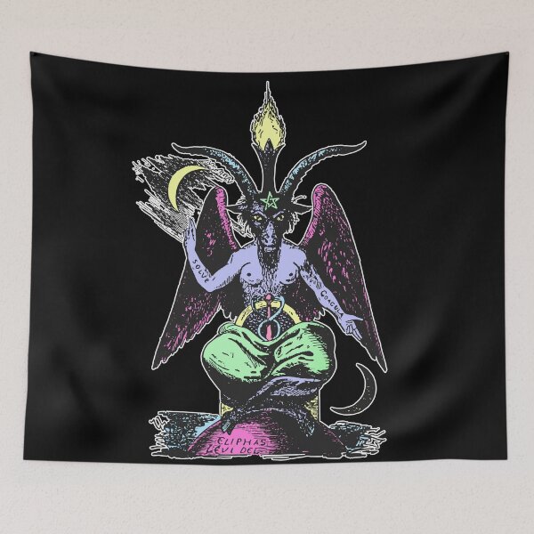 Item preview, Pastel Baphomet (Black) designed and sold by SinAndBearIt.