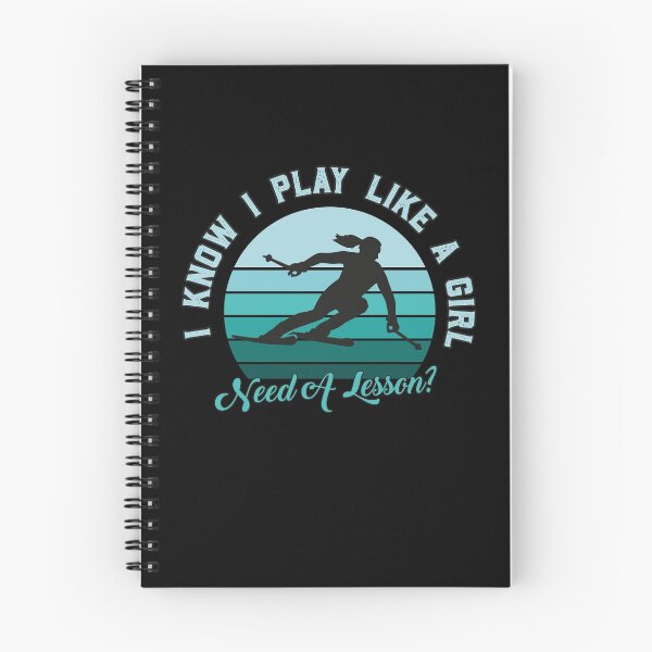 Item preview, I Play Like a Girl, Need A Lesson? Funny Ski Player designed and sold by graphicmeyou.