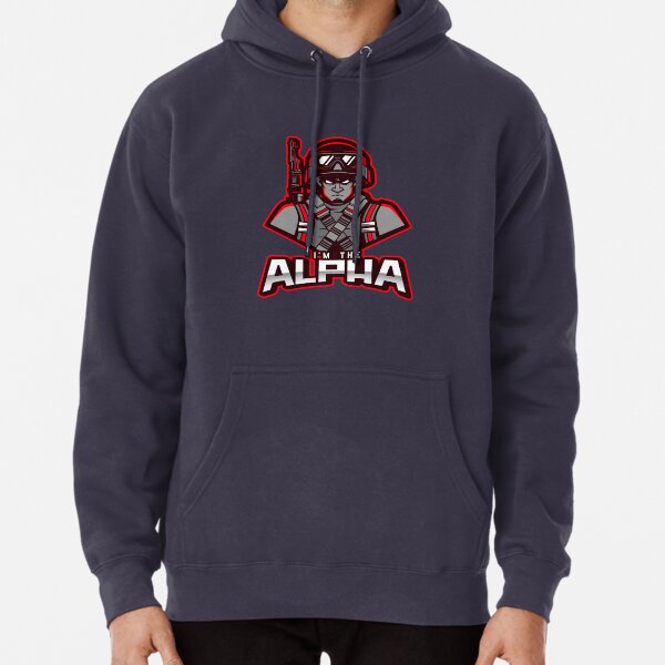 I\'m CavemanMedia | Pullover Redbubble Alpha Hoodie The for Sale by (7)\