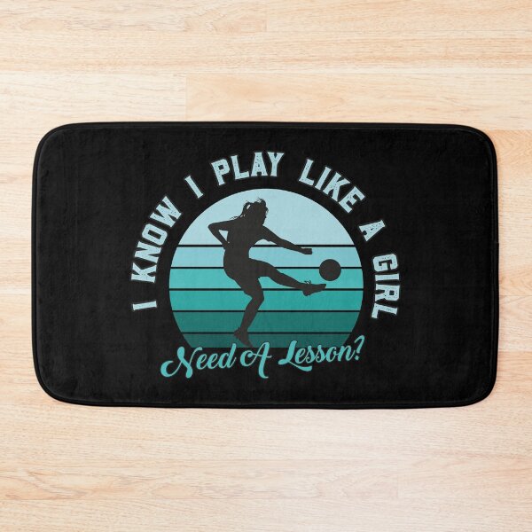 Item preview, I Play Like a Girl, Need A Lesson? Funny Football Player designed and sold by graphicmeyou.