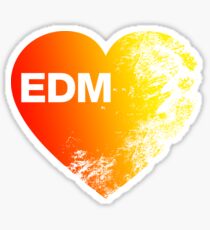 EDM Love Sticker