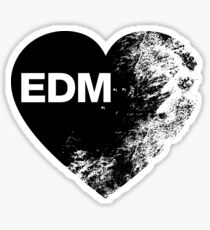 EDM Love Sticker