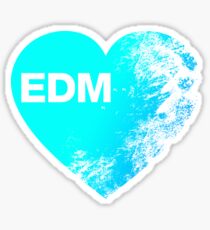 EDM Love Sticker