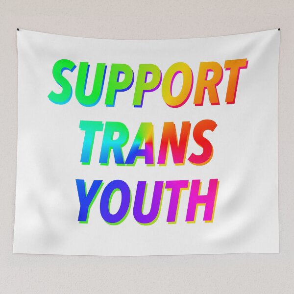 Item preview, Support Trans Youth - rainbows designed and sold by justsomethings.