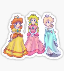 Princess Peach, Rosalina and Princess Daisy Sticker