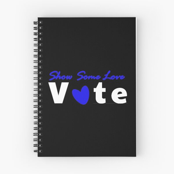 Item preview, Show Some Love Vote Blue and White designed and sold by MoneekDesigns.