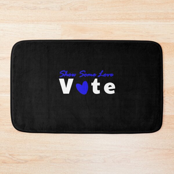 Item preview, Show Some Love Vote Blue and White designed and sold by MoneekDesigns.