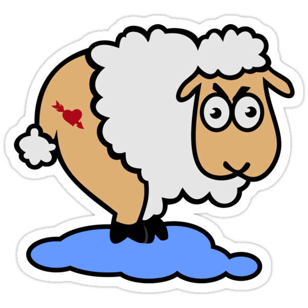 Sexy Sheep Vrs2 Stickers By Vivendulies Redbubble 