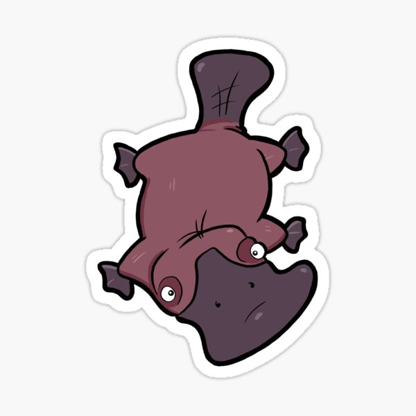 Creepies - Platypus (Sticker) Sticker