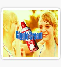 Giggle cream Sticker