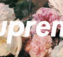 supreme floral box logo