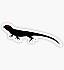 Lizard Silhouette Sticker