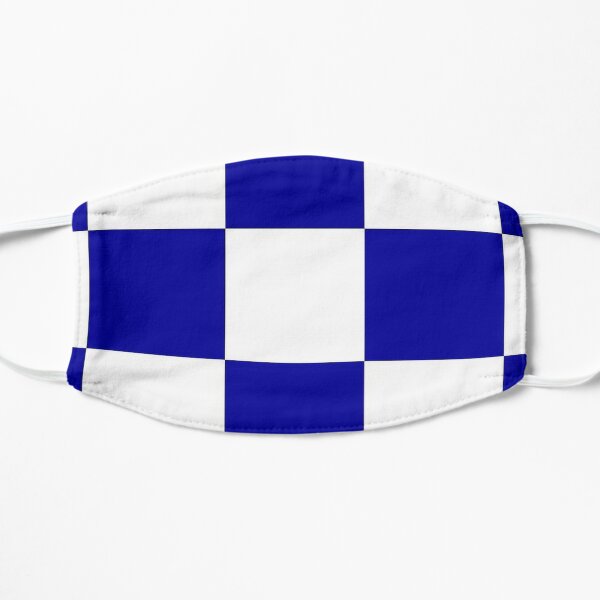 Blue & White 4 Mask