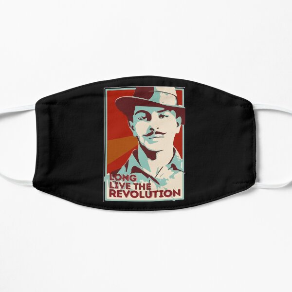 Shaheed Bhagat Singh Revolution Flat Mask