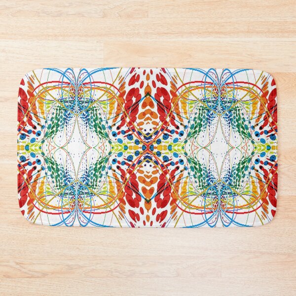 Item preview,  Vibrant circle  abstracto ,bright,bold and colorful, psychedelic arte abstracto, abstract art design designed and sold by Adri Barnard.
