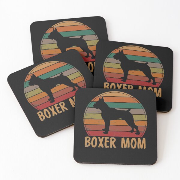 Item preview, Retro Boxer Mom Gift Dog Mother Pet Boxer Mama designed and sold by Nikolaienko Artem.