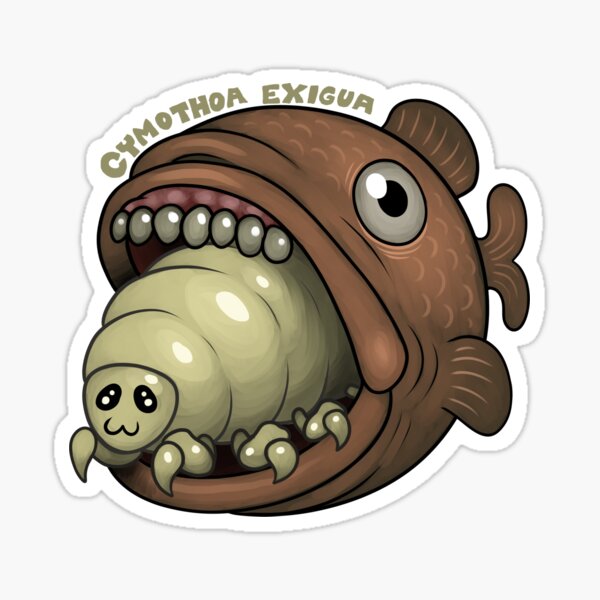 Tongue Louse Sticker