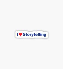 I Love Storytelling Sticker