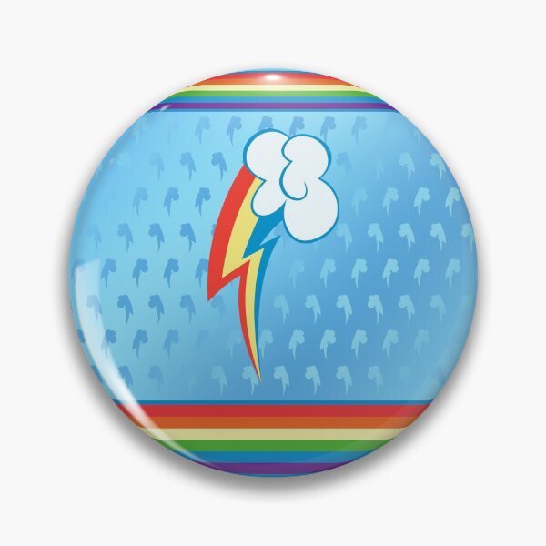 Item preview, Rainbow Dash Cloud Color MLP Cutie Mark Sign Special v2 designed and sold by ariados4711.
