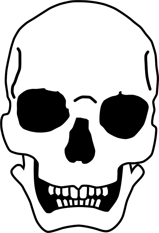 "Cartoon Skull" Stickers by lucid-reality | Redbubble