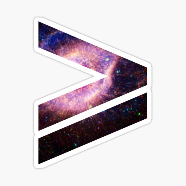 Greater Than [Helix Nebula] | Mathematix Sticker