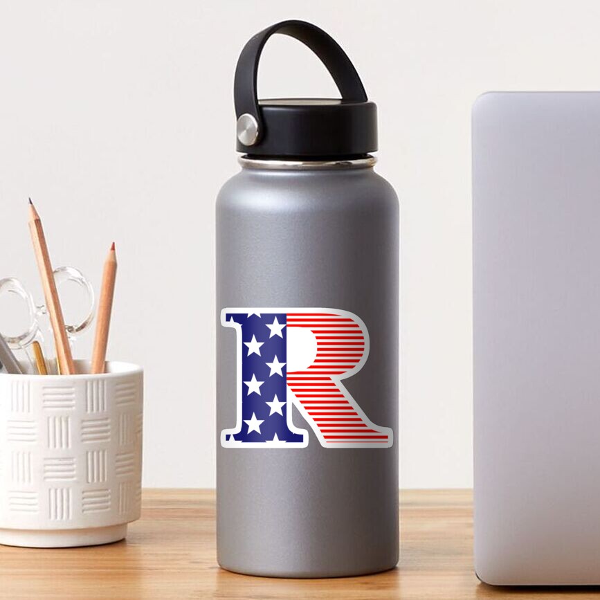 Rated R American Flag Version Sticker