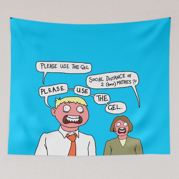 Item preview, Please Use The Social Distancing Gel designed and sold by Smallbrainfield.