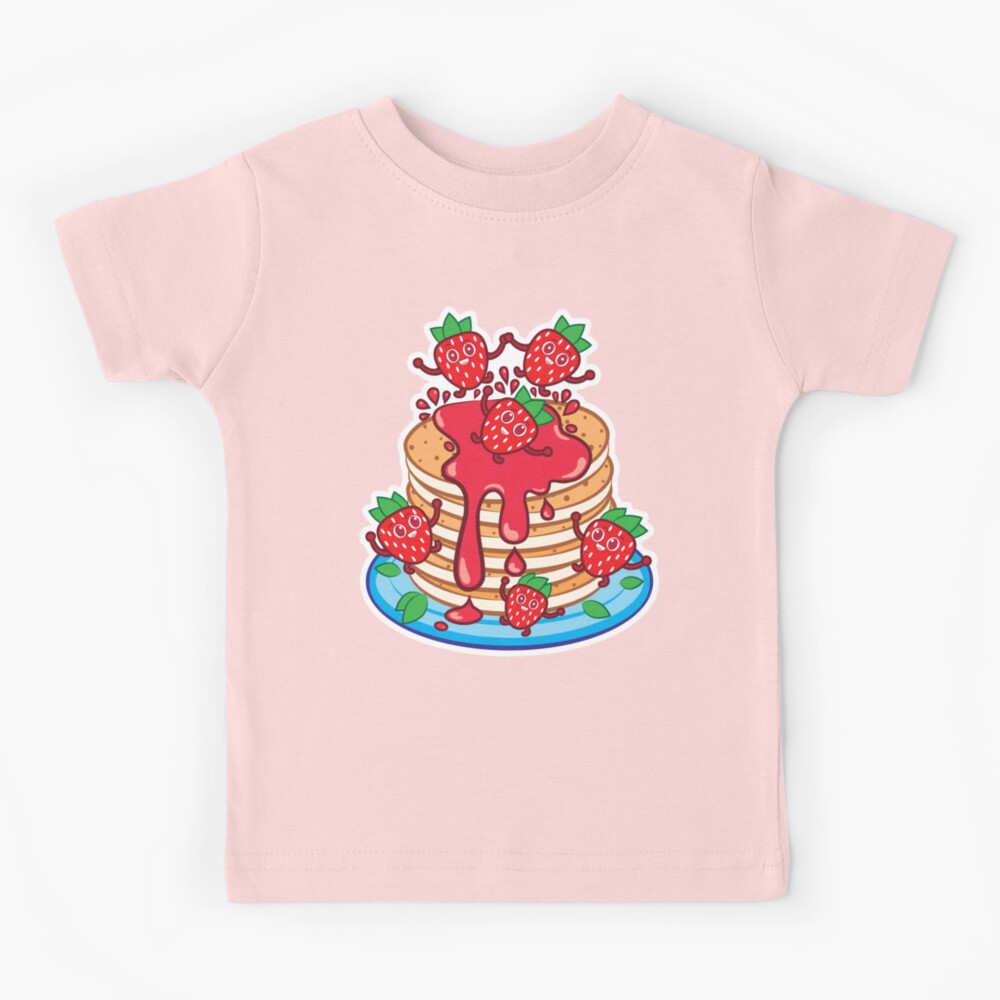 "Pancakes" Kids TShirt by plushism Redbubble