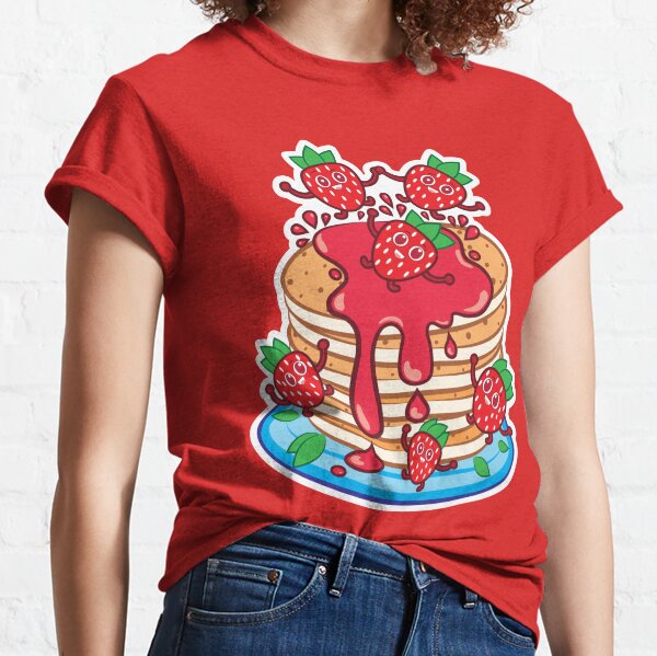 Strawberry T Shirts Redbubble - t shirt roblox dinosaurio celeste