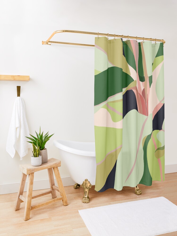 Alternate view of To Plant a Garden is to Believe in Tomorrow #painting #illustration Shower Curtain
