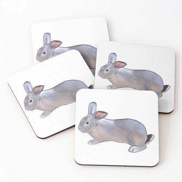 Item preview, Grey Flemish Giant Rabbit designed and sold by Lilystreet.
