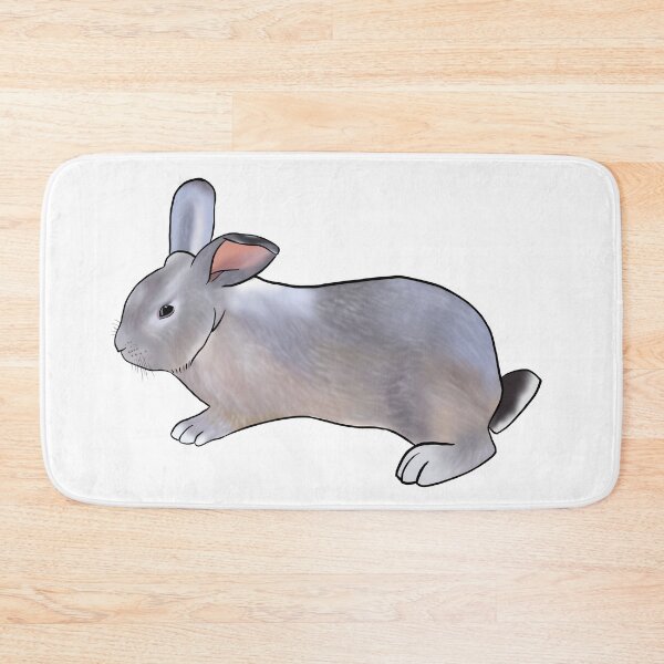 Item preview, Grey Flemish Giant Rabbit designed and sold by Lilystreet.