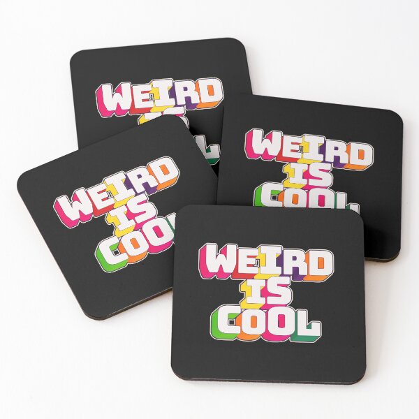 Item preview, Funny Colorful Weird is Cool T Shirt Inspirational Quotes Tank Top designed and sold by belmahdy.
