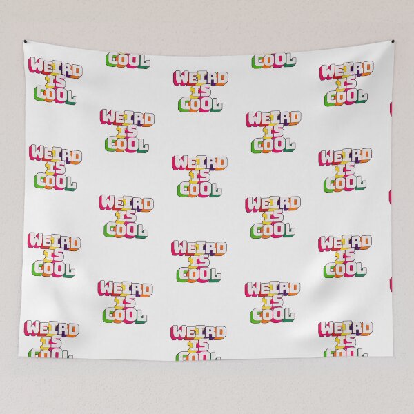 Item preview, Funny Colorful Weird is Cool T Shirt Inspirational Quotes Tank Top designed and sold by belmahdy.