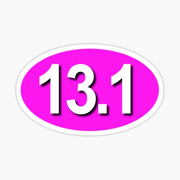 Pink Oval 13.1 Emblem Parent