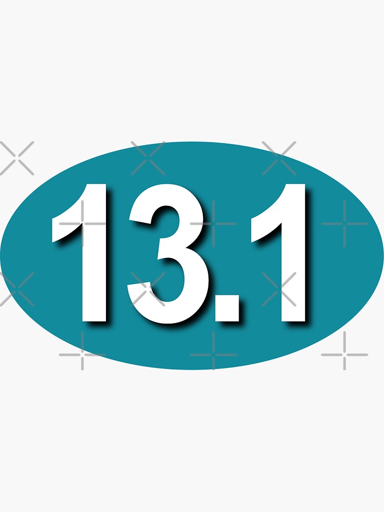 "13.1 Sticker - Teal " Sticker by robotface | Redbubble
