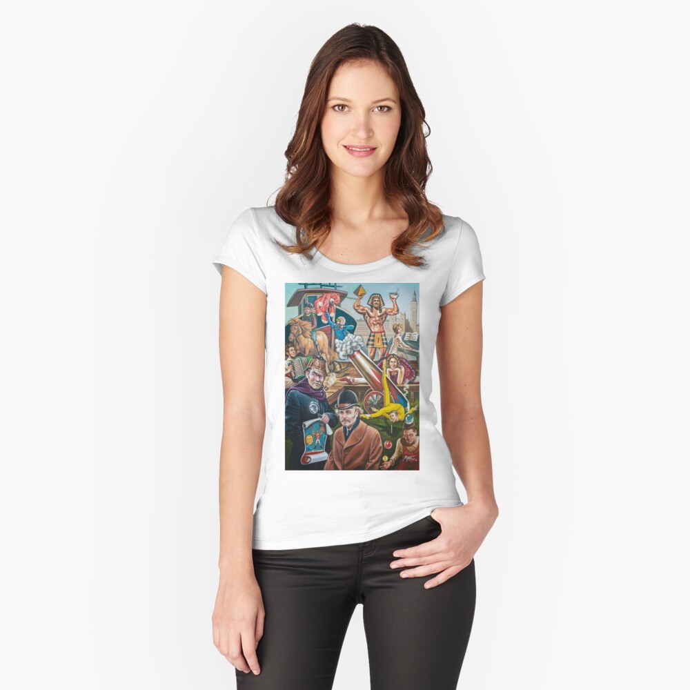 Item preview, Fitted Scoop T-Shirt designed and sold by mxpublishing.