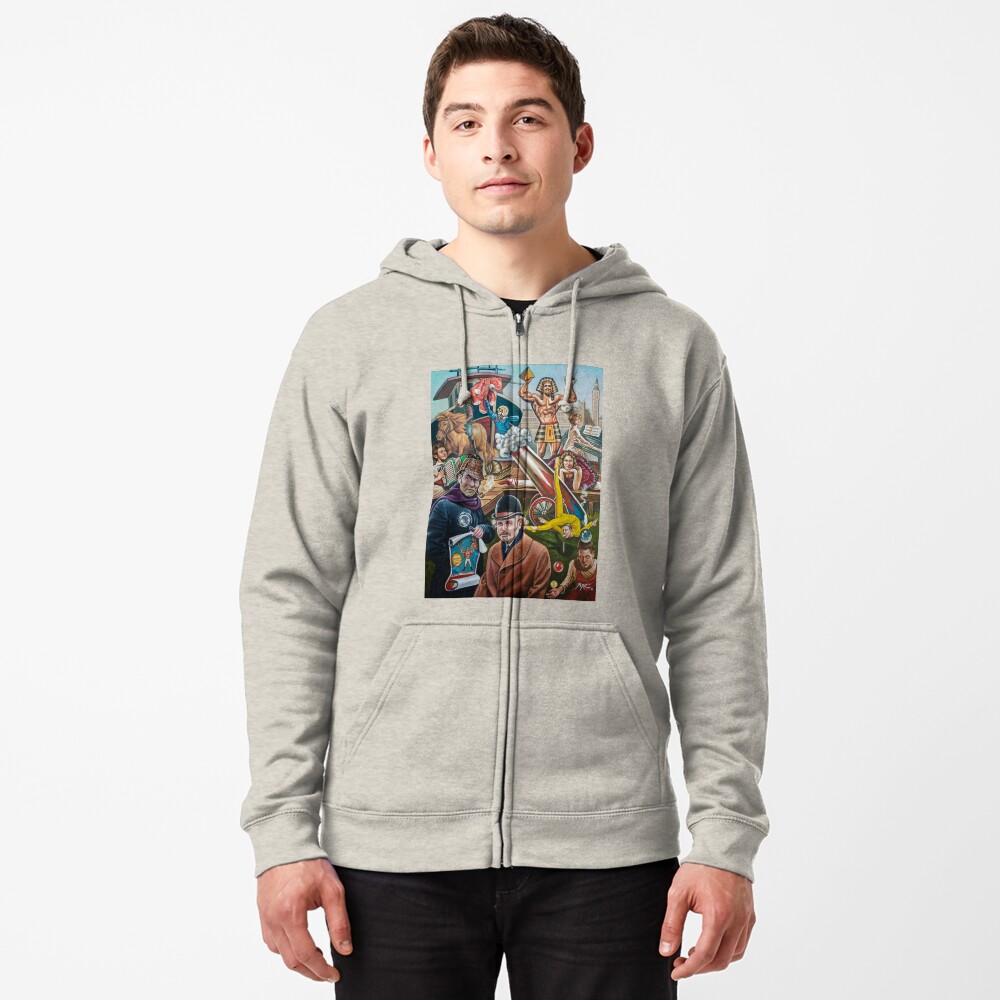 Item preview, Zipped Hoodie designed and sold by mxpublishing.