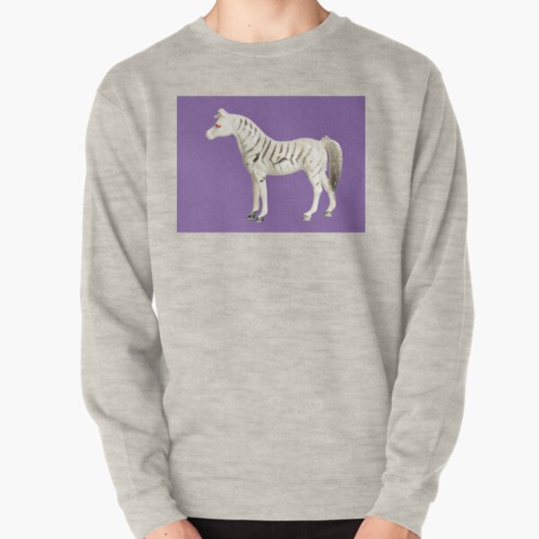 PLASTIC FANTASTIC: Zebra Pullover Sweatshirt