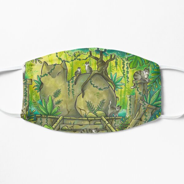 Jungle Cat Ruins Flat Mask