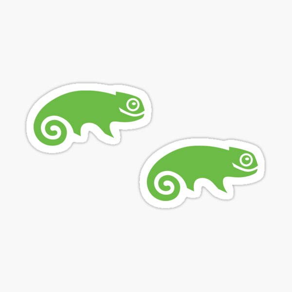 Artikel-Vorschau von Suse Chameleon Doppelaufkleber, designt und verkauft von iepster.