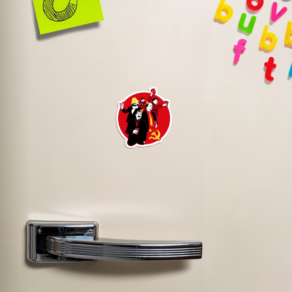 The Communist Party Sticker Magnet